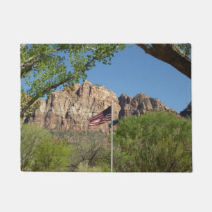 Paillasson Drapeau américain dans le parc national de Zion II