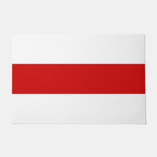 Paillasson Drapeau biélorusse (rouge et blanc)