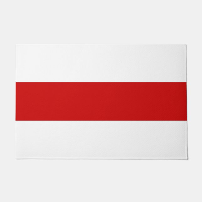 Paillasson Drapeau biélorusse (rouge et blanc) (Devant)
