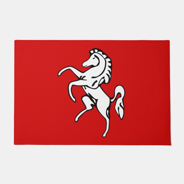 Paillasson Drapeau de Kent (Cheval Blanc) (Comté d'Angleterre (Devant)