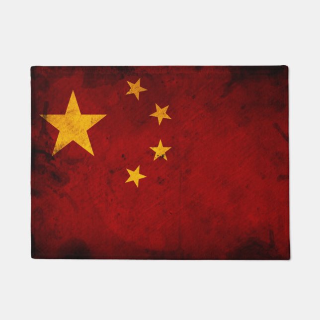 Paillasson Drapeau de la Chine (Devant)
