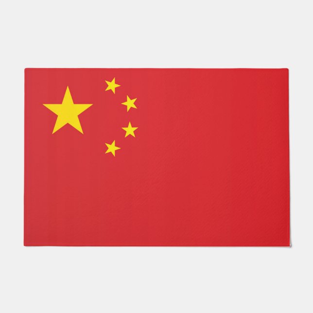 Paillasson Drapeau de la Chine (Devant)
