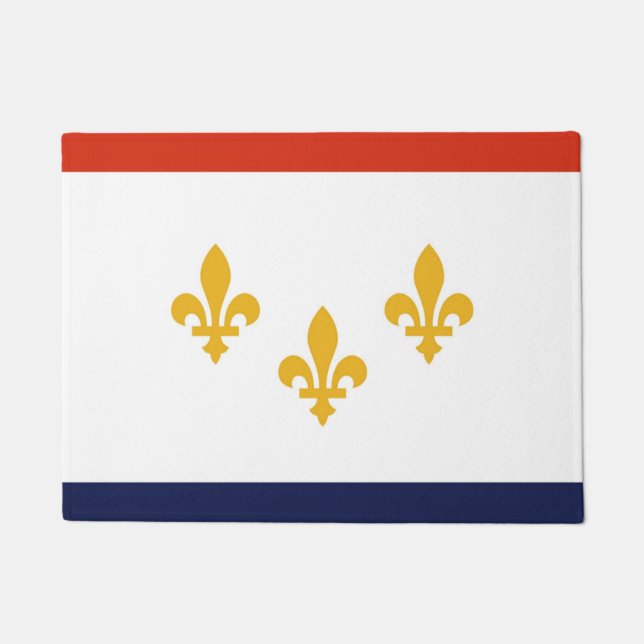 Paillasson Drapeau de la porte de la Nouvelle-Orléans Matt (Devant)