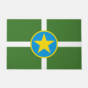 Paillasson Drapeau de la ville de Jackson (Mississippi)