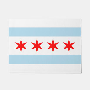 Paillasson Drapeau de ville de Chicago