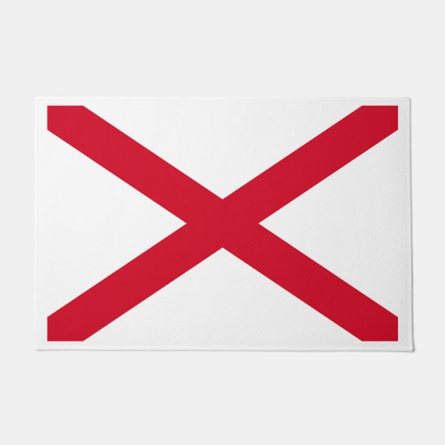 Paillasson Drapeau d'État de l'Alabama (Devant)