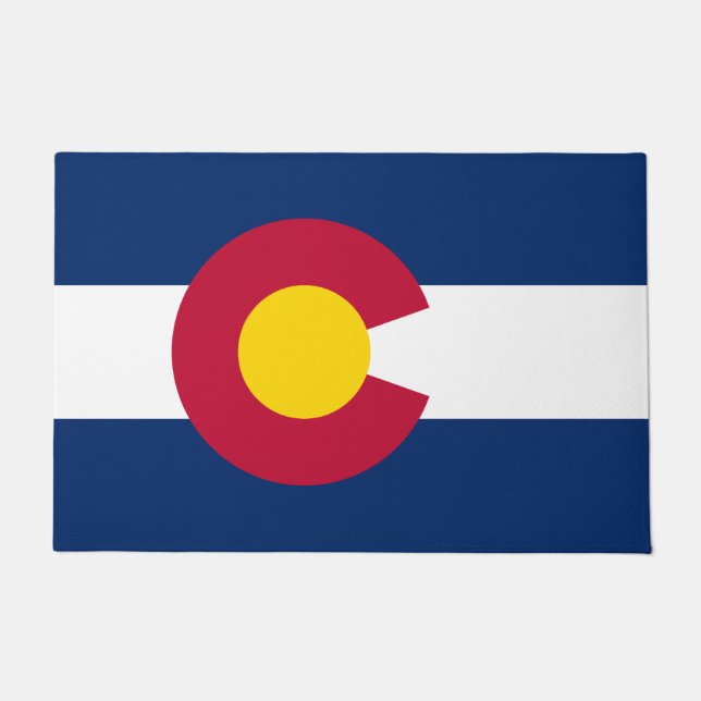 Paillasson Drapeau d'Etat du Colorado (Devant)