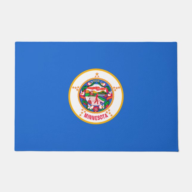 Paillasson Drapeau d'État du Minnesota (Devant)