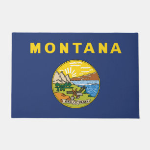 Paillasson Drapeau d'État du Montana, États-Unis
