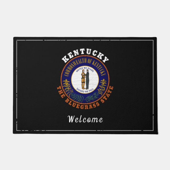 PAILLASSON DRAPEAU D'ÉTAT KENTUCKY BLUEGRASS (Devant)