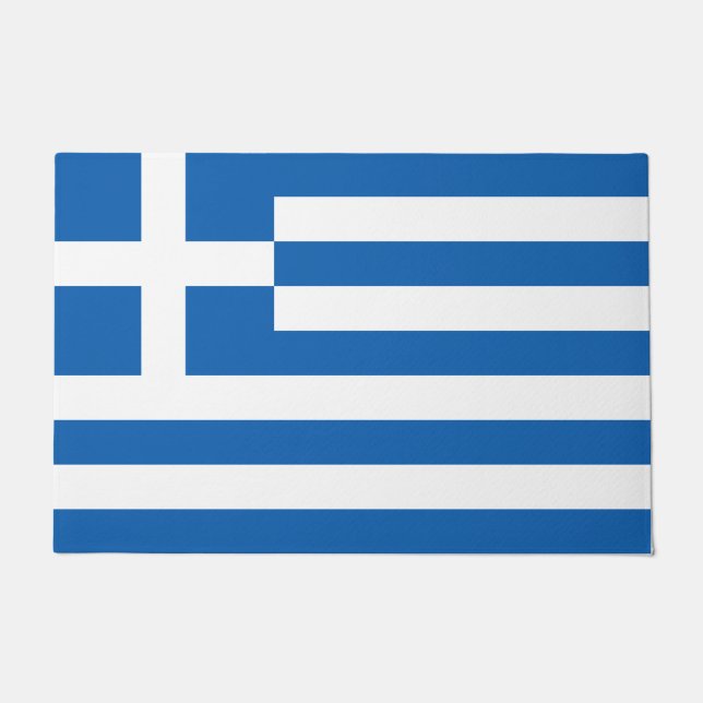 Paillasson Drapeau grec (Grèce) (Devant)