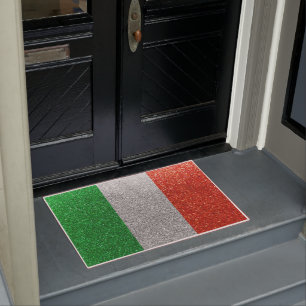 Paillasson Drapeau italien Parties scintillant Italie Voyage