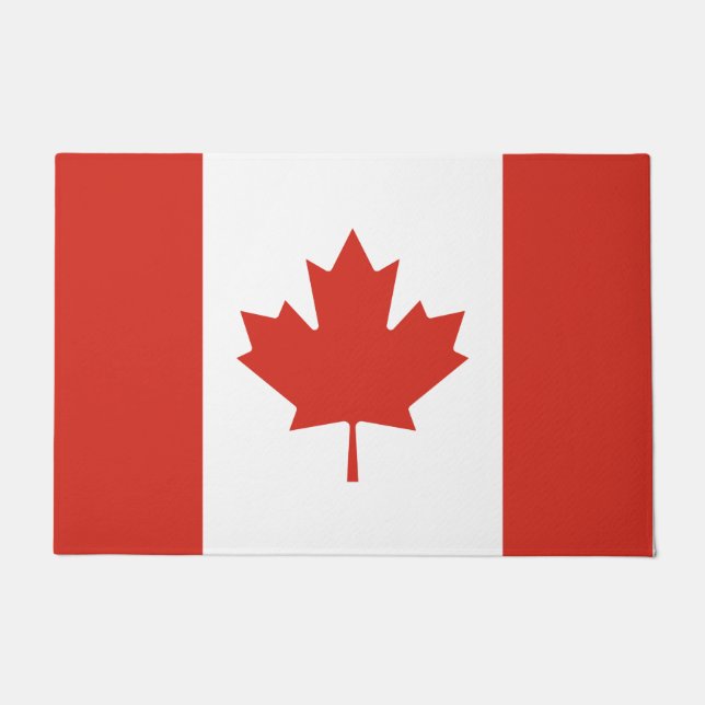 Paillasson Drapeau national canadien (drapeau de la Feuille d (Devant)