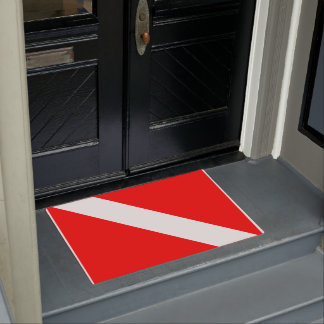 Paillasson Drapeau Plongée Plongée Plongée Plongée Diver Down