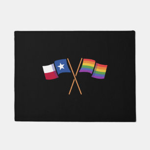 Paillasson Drapeaux de Pride Texas Design pour les fiers LGBT