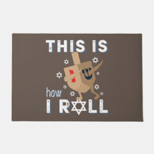 Paillasson Dreidel Menorah Drôle cadeau Hanoukka Voici Commen