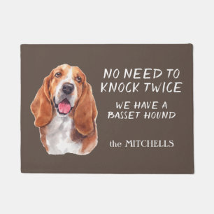 Paillasson Drôle Basset Hound Doormat