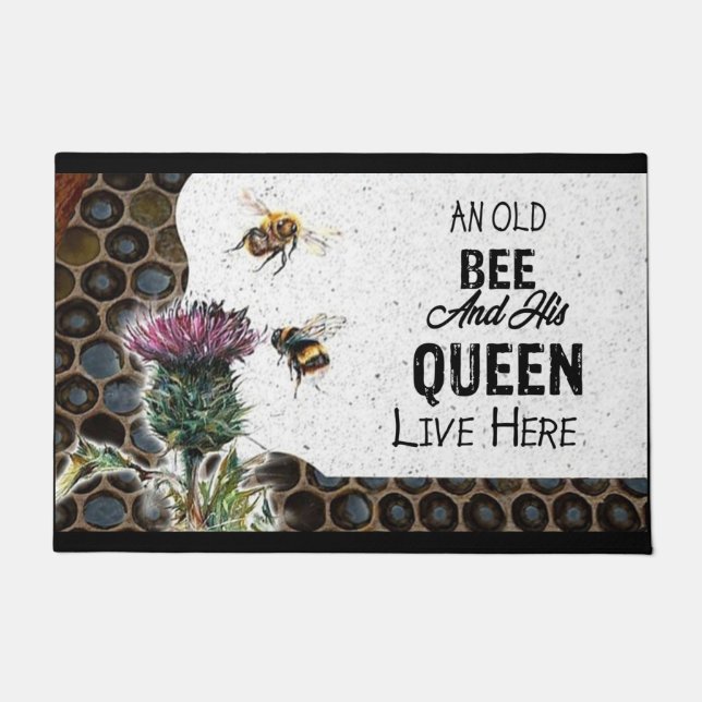 Paillasson Drôle Bee Doormat, Mignonne Bee Lover Don, Citatio (Devant)