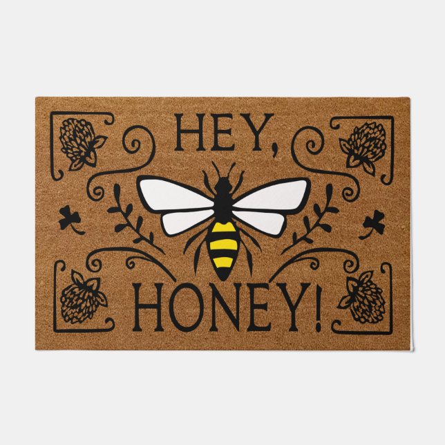 Paillasson Drôle Bee Doormat, Mignonne Bee Lover Don, Citatio (Devant)