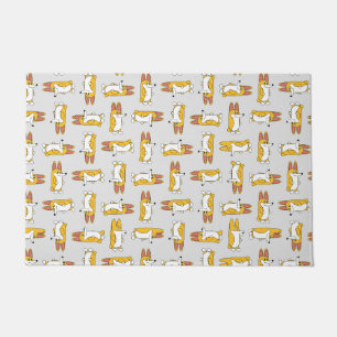 Paillasson Drôle Cartoon Corgi Motif