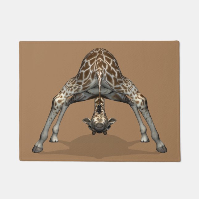 Paillasson Drôle Giraffe enfantine (Devant)