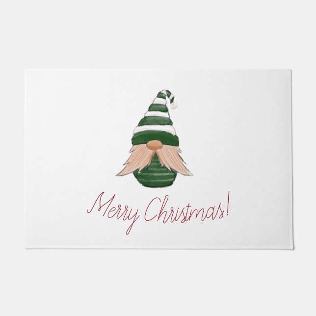 Paillasson Drôle gnome de Noël (Devant)