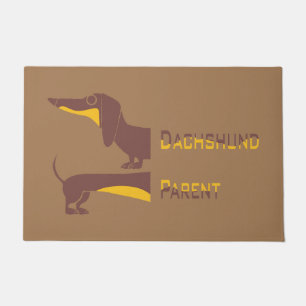Paillasson Drôle mignon dachshund pour parent chien long