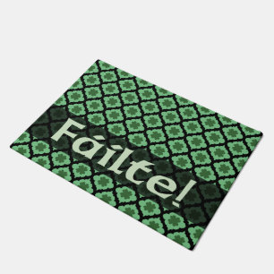 Paillasson Échec !Bienvenue ! Irlandais Door Mat Green Lucky 