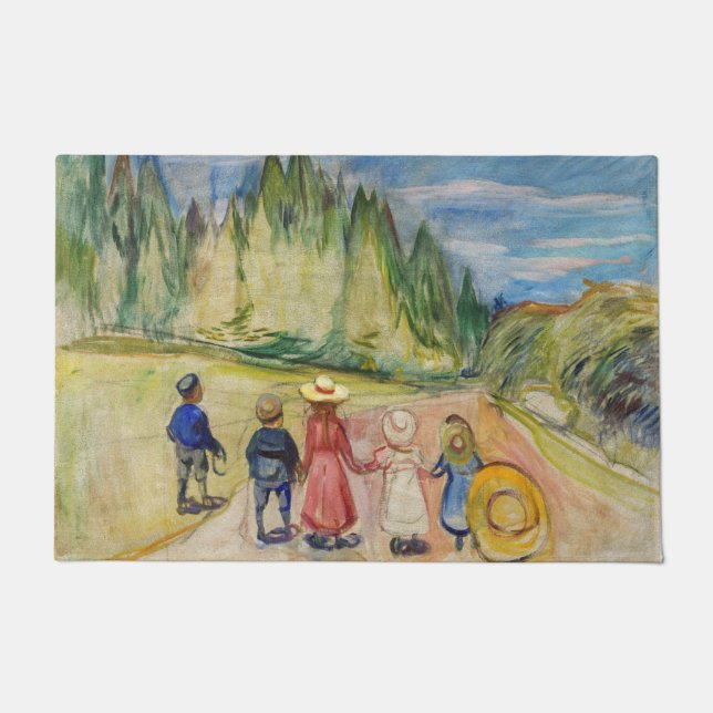 Paillasson Edvard Munch - La forêt Fairytale (Devant)
