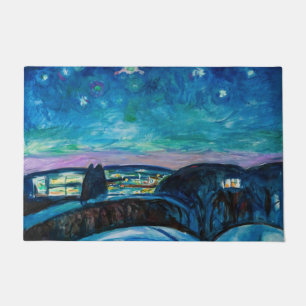 Paillasson Edvard Munch - Nuit étoilée 1922