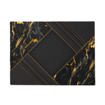 Elégant art Abstrait Line sur arrière - plan noir