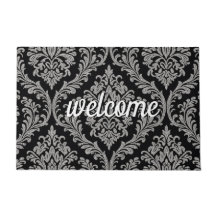 Elégant modèle Damask "Welcome"