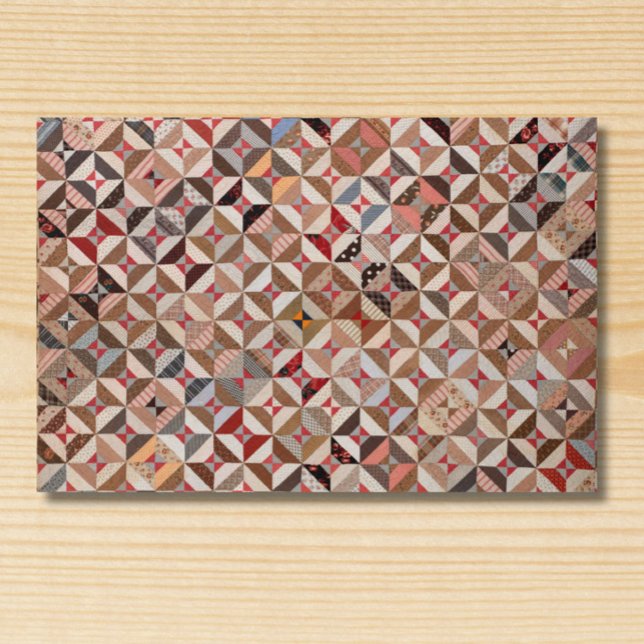 Paillasson Élégant Motif de surface couette en Patchwork anti (A vintage quilt doormat elevates traditional and more contemporary styles of home décor!)