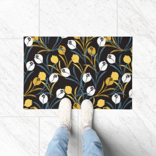 Paillasson Élégant motif floral de Tulipe