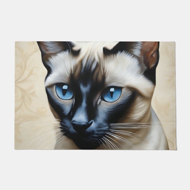 Paillasson Elegant Siamese Cat (Devant)