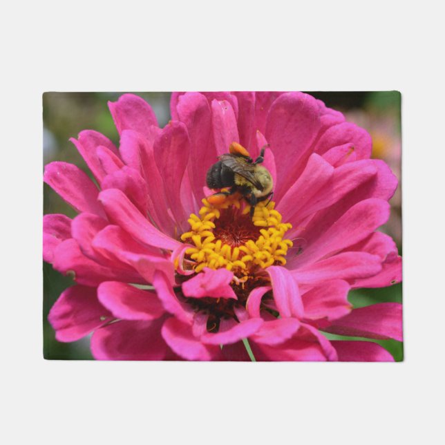 Paillasson Elégante fleur rose fleur maman fleur marguerite a (Devant)