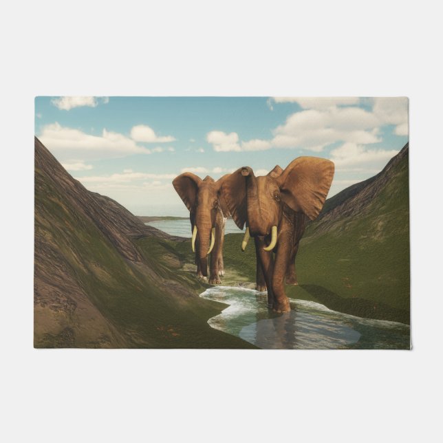 Paillasson Eléphant (Devant)