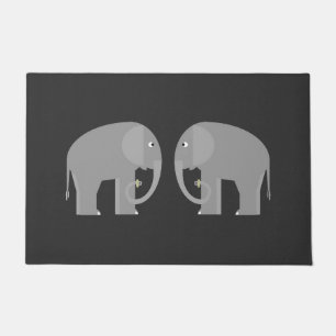 Paillasson Eléphants