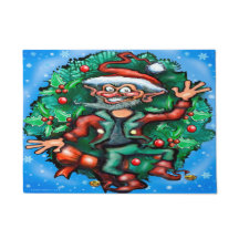 Elfe de Noël avec couronne