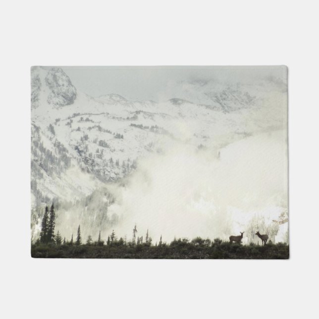 Paillasson Elk at Grand Teton National Park Photographie (Devant)