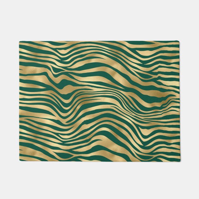 Paillasson Emerald et Gold Safari Series Design 4 (Devant)