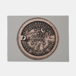 Paillasson Emplacement du compteur d'eau de la Nouvelle-Orléa