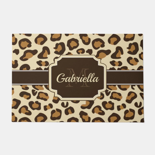 Paillasson Empreinte de léopard (Devant)