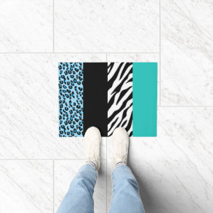 Paillasson Empreinte de léopard, Zebra Print, Poster de anima