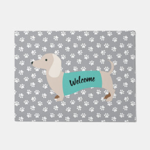 Paillasson Empreinte de patte Dachshund