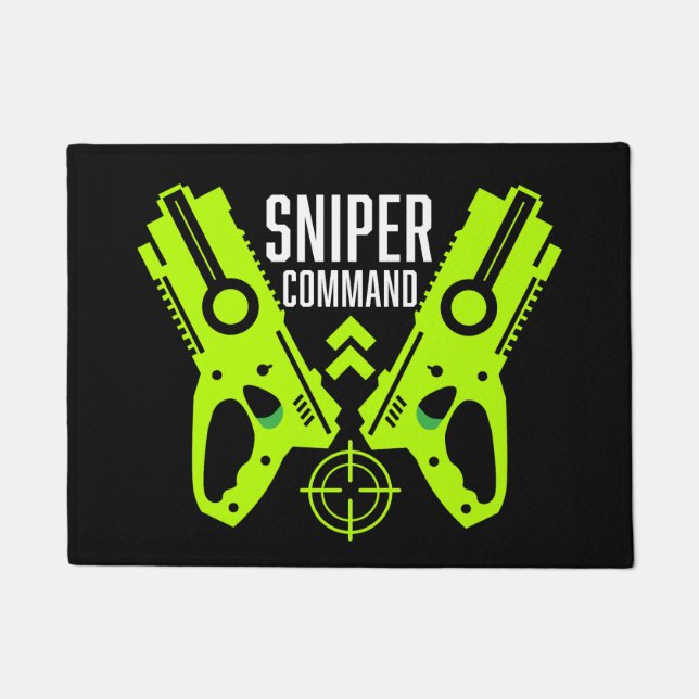 Paillasson Enfants jouet arme bataille cadeau cadeau (Devant)