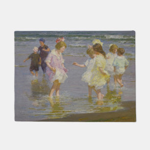 Paillasson Enfants marchant sur la plage (par E.H. Potthast)
