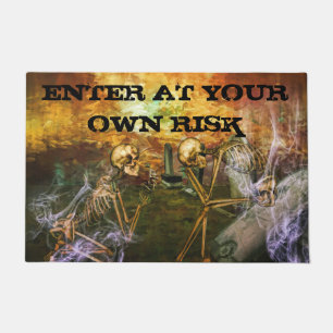 Paillasson Entrez à vos propres risques