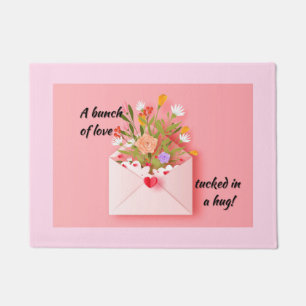 Paillasson Envoie un peu d'amour et un câlin !