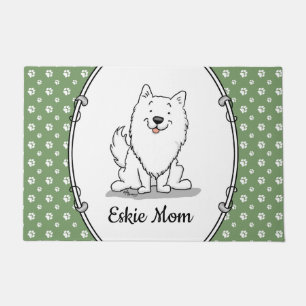 Paillasson Eskie Mom - American Eskimo Chien Mom